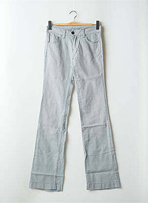 Blugi cu croială evazată albastru USED JEANS femeie