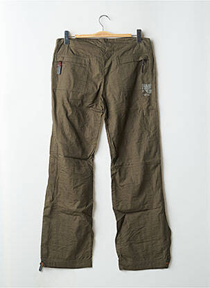 Pantalon larg țesătură poplin mărime normală verde TEDDY SMITH femeie