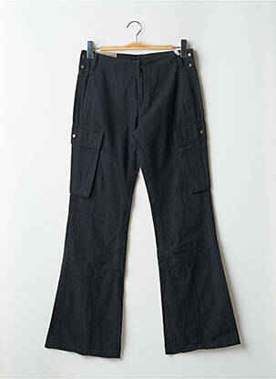 Pantalon cargo buzunare mărime normală negru TEDDY SMITH femeie