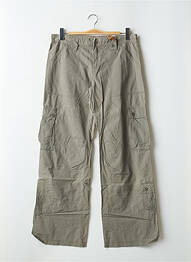 Pantalon cargo buzunare mărime normală verde TEDDY SMITH femeie