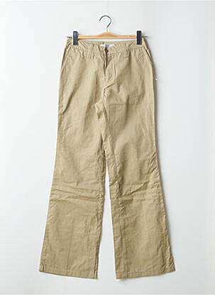 Pantalon evazat bej TEDDY SMITH femeie