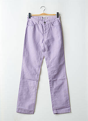 Pantalon drept mărime normală mărime normală violet TEDDY SMITH femeie