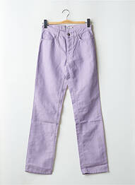 Pantalon drept mărime normală mărime normală violet TEDDY SMITH femme