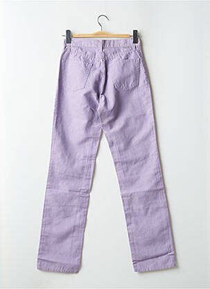 Pantalon drept mărime normală mărime normală violet TEDDY SMITH femeie