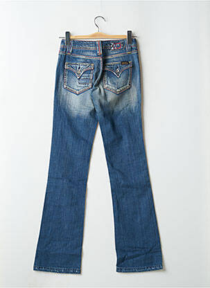 Blugi bootcut buzunare talie joasă albastru TEDDY SMITH femeie