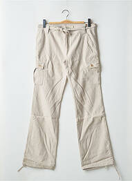 Pantalon cargo buzunare mărime normală bej TEDDY SMITH femme