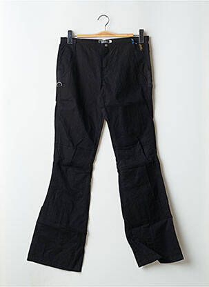 Pantalon evazat talie joasă talie joasă negru TEDDY SMITH femeie