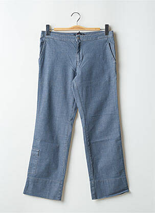 Pantalon drept elasticitate talie joasă albastru TEDDY SMITH femeie