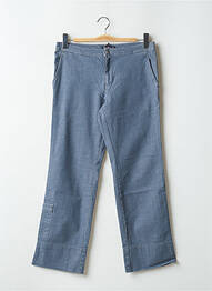 Pantalon drept elasticitate talie joasă albastru TEDDY SMITH femme