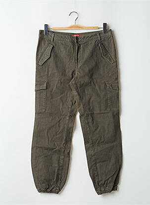 Pantalon cargo buzunare mărime normală verde TEDDY SMITH femeie