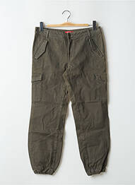 Pantalon cargo buzunare mărime normală verde TEDDY SMITH femeie
