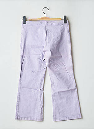 Pantalon trei sferturi elasticitate talie joasă violet TEDDY SMITH femeie