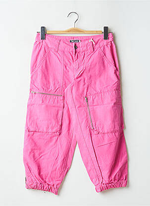 Pantalon trei sferturi roz TEDDY SMITH femeie