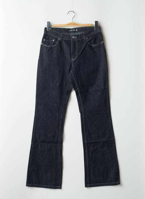 Blugi bootcut albastru ZIPPER CUT femeie