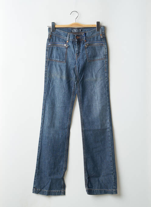 Blugi bootcut albastru TEDDY SMITH femeie