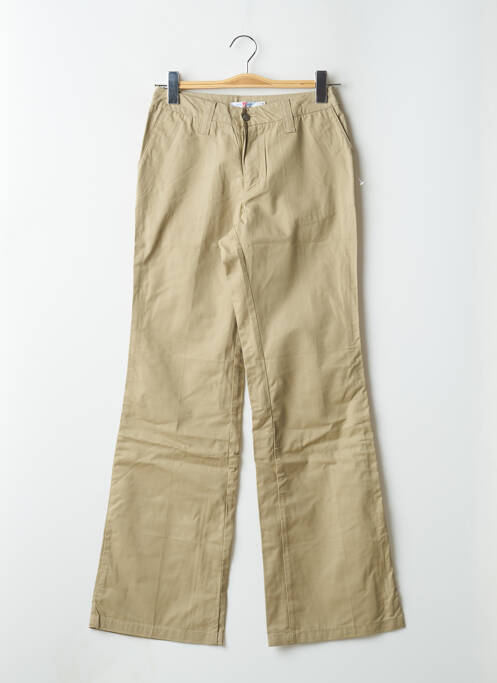 Pantalon evazat bej TEDDY SMITH femeie