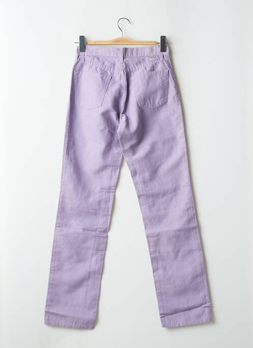 Pantalon drept violet TEDDY SMITH femeie