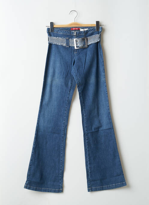 Blugi cu croială evazată albastru TEDDY SMITH femeie