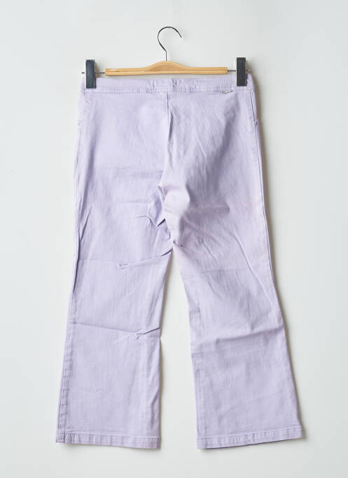 Pantalon trei sferturi violet TEDDY SMITH femeie
