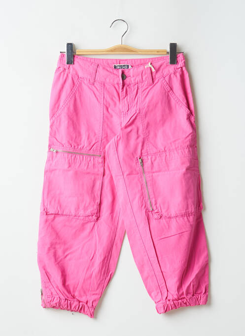 Pantalon trei sferturi roz TEDDY SMITH femeie