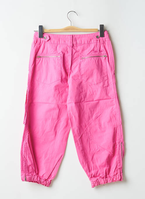 Pantalon trei sferturi roz TEDDY SMITH femeie