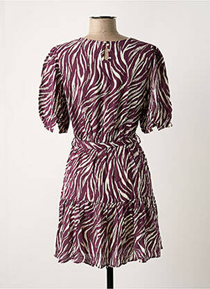 Rochie scurtă mâneci scurte mâneci scurte violet GRACE & MILA femeie
