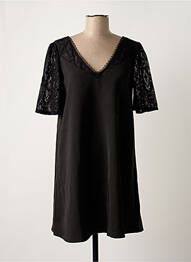 Rochie scurtă mâneci scurte mâneci scurte negru GRACE & MILA femeie