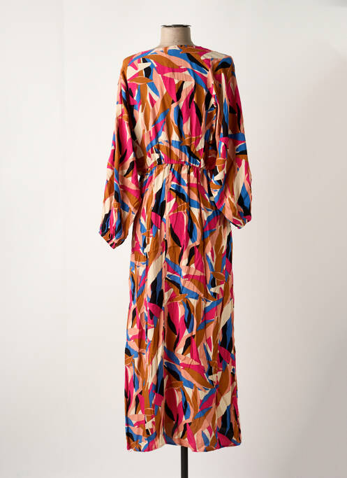 Rochie lungă roz GRACE & MILA femeie