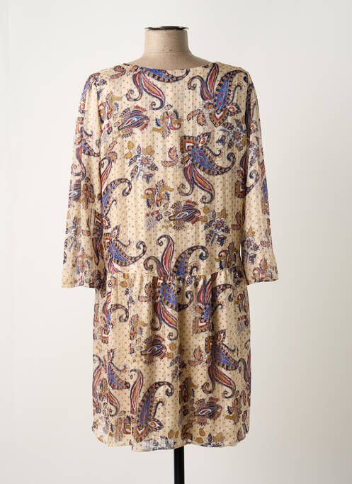 Rochie scurtă bej VINTAGE LOVE femeie