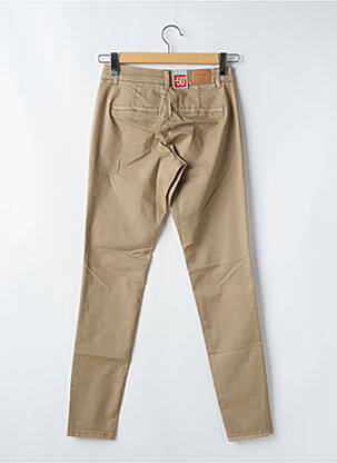 Pantalon slim buzunare bej CREAM femeie