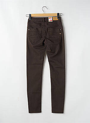 Pantalon slim buzunare maro CREAM femeie