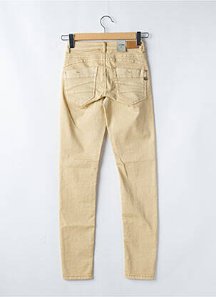 Pantalon slim buzunare bej CREAM femeie