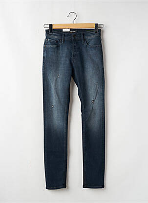 Blugi cu croială slim albastru JACK & JONES bărbat