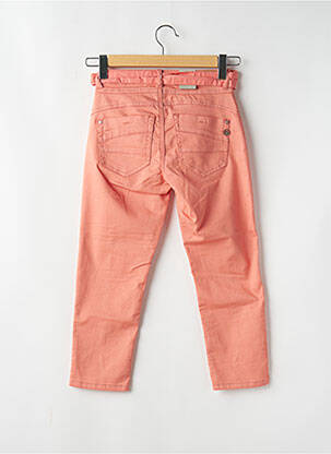 Pantalon trei sferturi buzunare portocaliu CREAM femeie