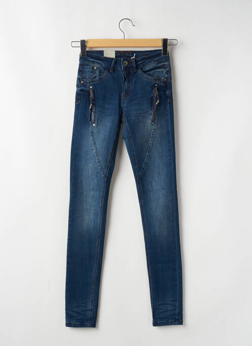 Blugi cu croială slim albastru CREAM femeie