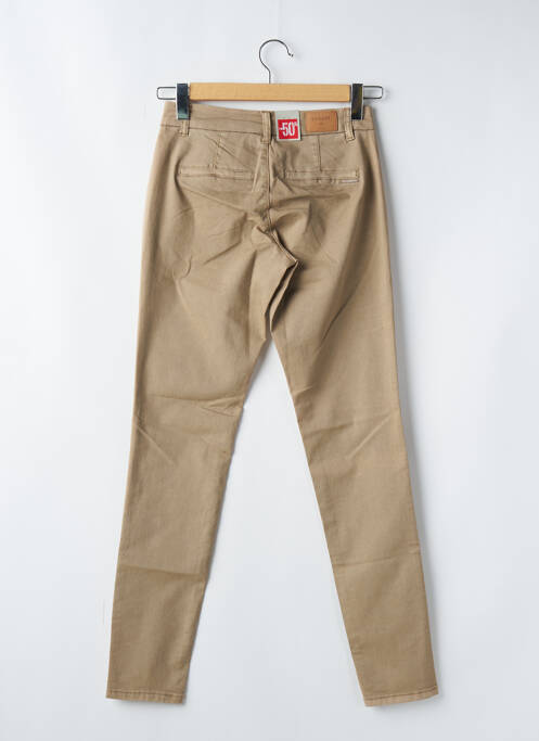 Pantalon slim bej CREAM femeie