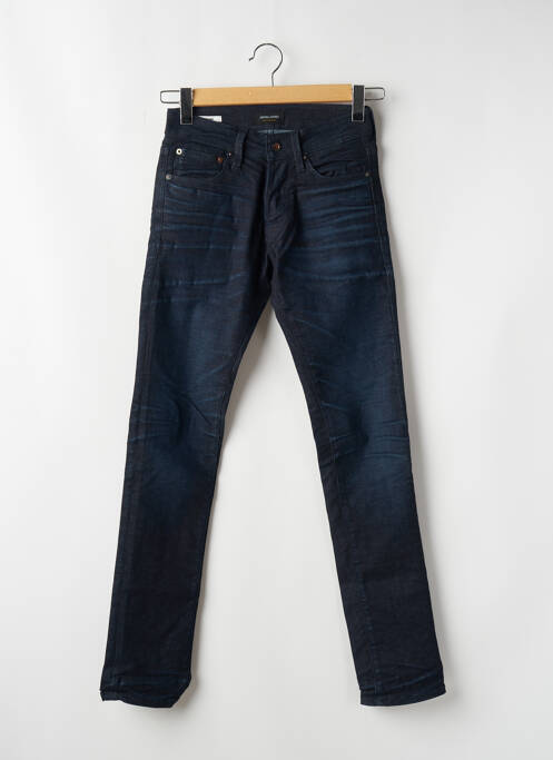 Blugi cu croială slim albastru JACK & JONES bărbat