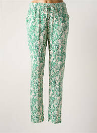 Pantalon chino mărime normală mărime normală verde ICHI femme