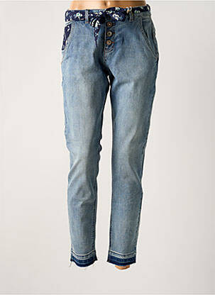 Blugi cu croială slim albastru CREAM femeie