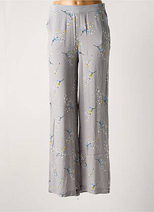 Pantalon drept gri ICHI femeie