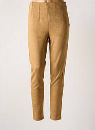 Pantalon slim talie elastică talie înaltă maro VERO MODA femeie