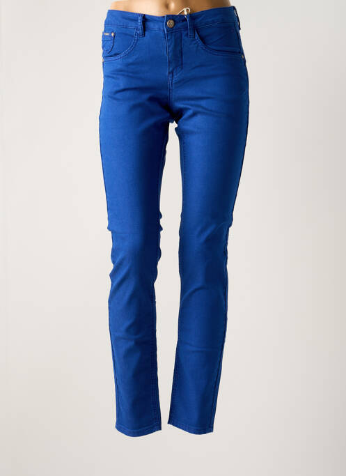 Blugi cu croială slim albastru CREAM femeie