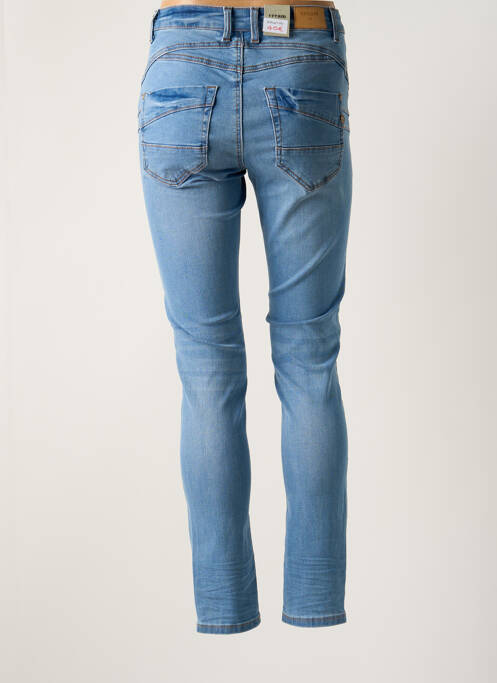 Blugi cu croială slim albastru CREAM femeie