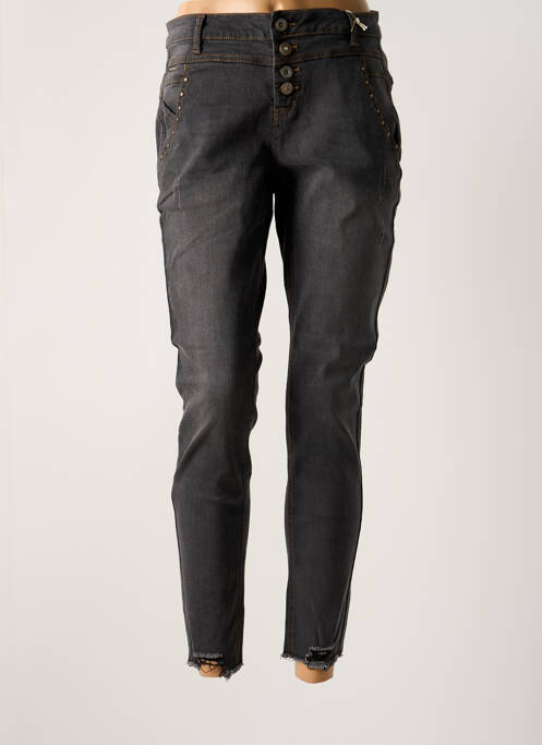 Blugi cu croială slim negru CREAM femeie