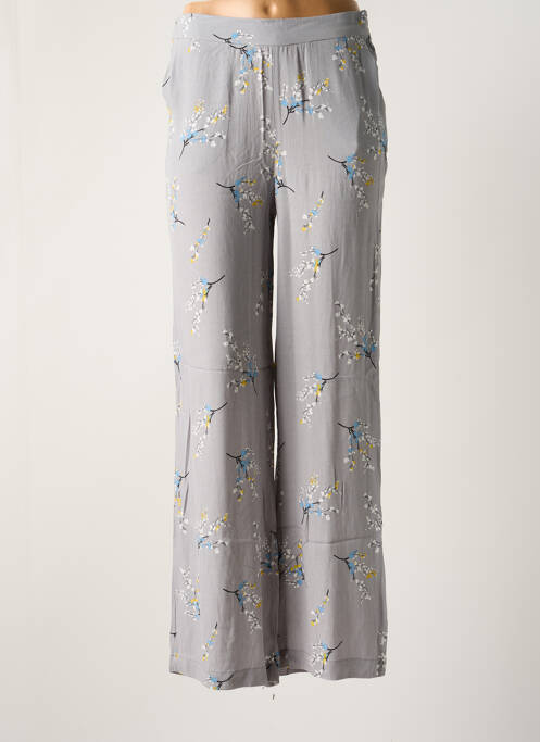 Pantalon drept gri ICHI femeie