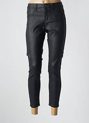 Pantalon 7/8 elasticitate mărime normală negru CREAM femme