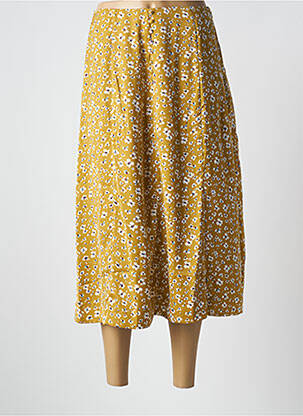 Fustă midi galben ICHI femeie