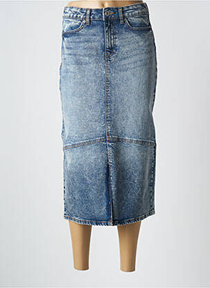 Fustă midi albastru ICHI femeie