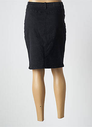 Fustă midi elasticitate negru CREAM femeie