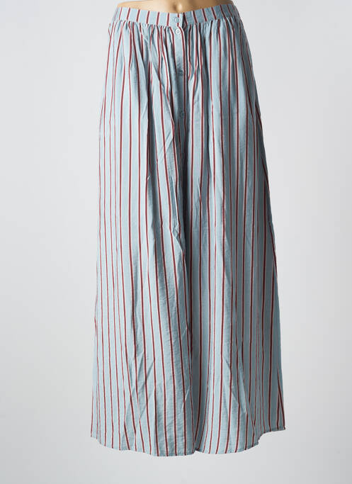 Fustă lungă albastru ICHI femeie